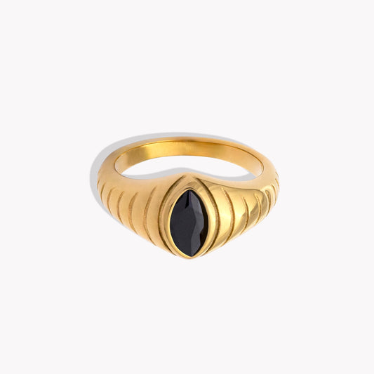 Onyx Eye Ring