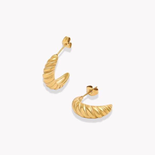 Croissant Stud Earrings