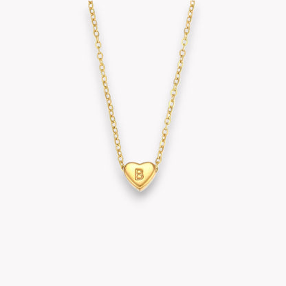 Heart Initial Necklace