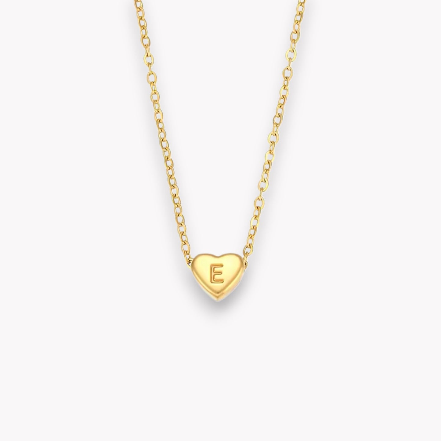 Heart Initial Necklace