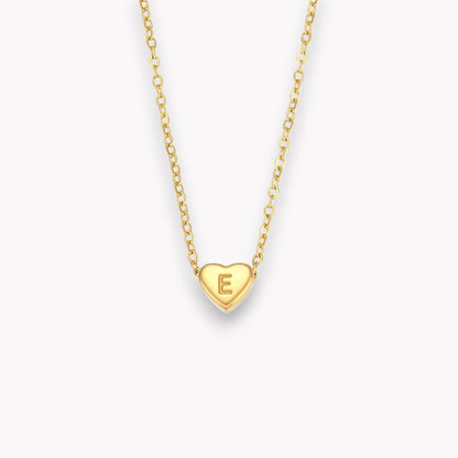 Heart Initial Necklace