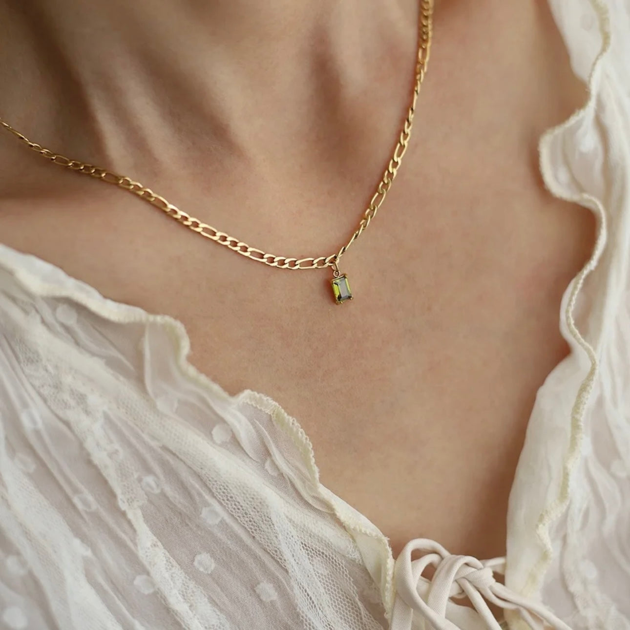 Olive Figaro Necklace