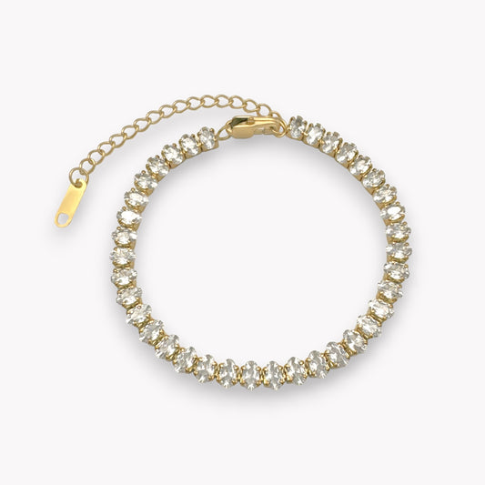 Oval Tennis Bracelet